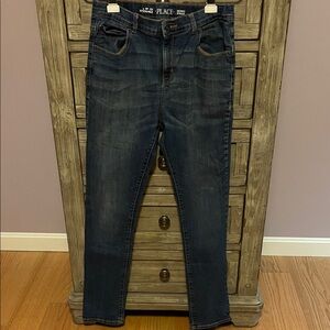 The Children’s Place Dark Blue skinny jeans size 18 boys